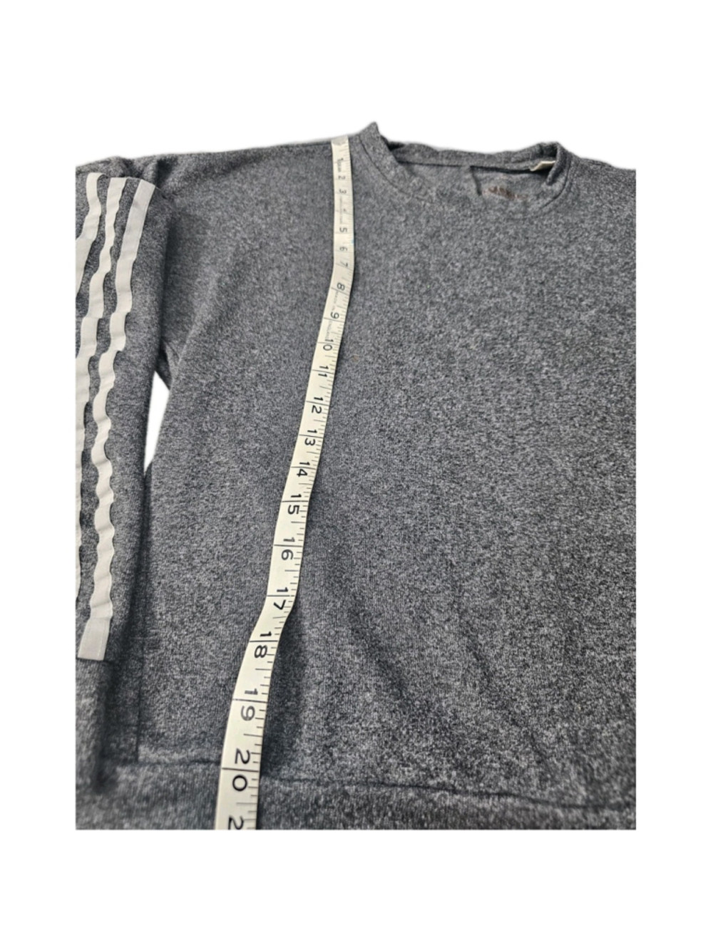 Adidas Running Sweatshirt Women’s Sz Medium Gray Pullover Athletic Wear